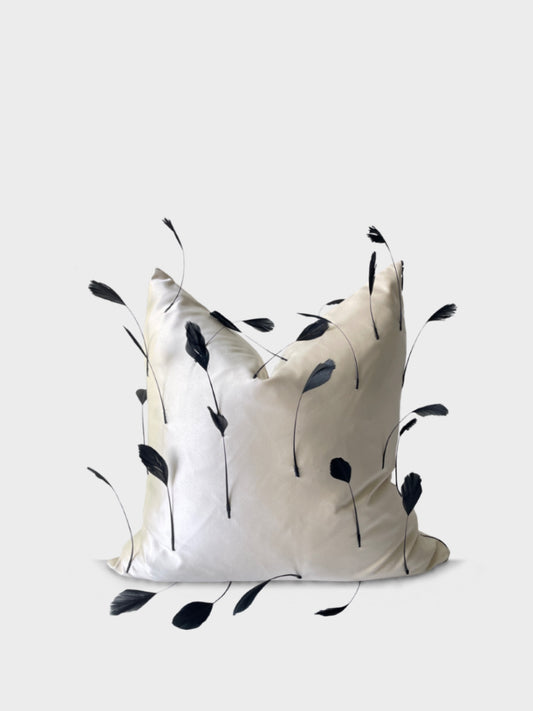 Ivory Dragonfruit | Feather Pillow