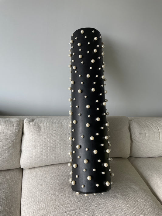 BLACK PEARL BOLSTER | Pearl Pillow